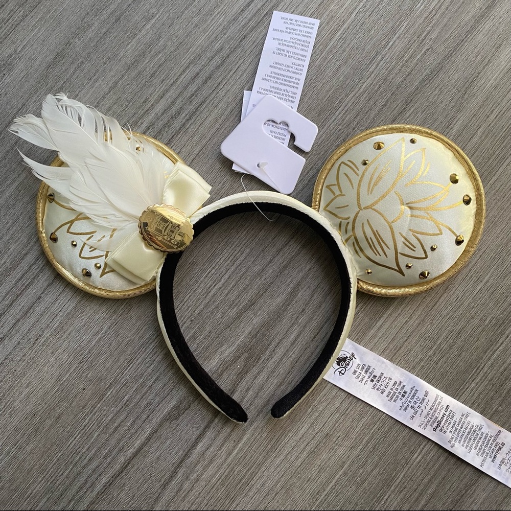 NWT Disney Tiana Ears Headband Feather Ears